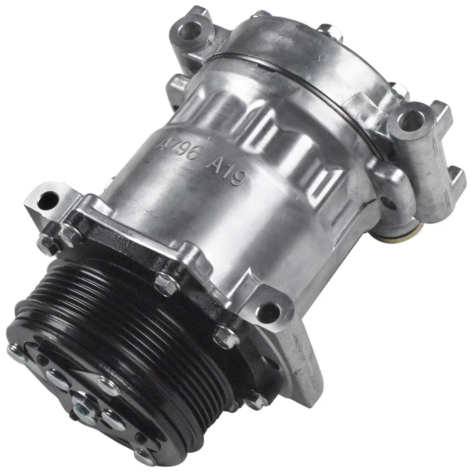 Compresor de aire acondicionado con estilo HT6 y polea de 6 ranuras para Chevy Express 1500 GMC Hummer Foto 4 de 4