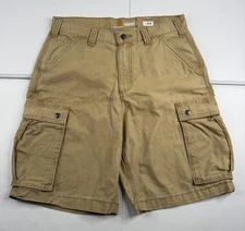 Carhartt Relaxed Fit Rugged Cargo Shorts Khaki Beige Work Utility Mens 32 NWT