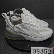 Nike Air Max 270 Shoes Youth Size 6Y White Me...