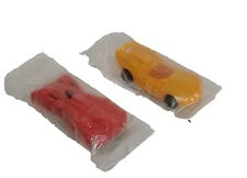 Lot Of 2 - NEW Speed Racer Cars General Mills 2008 Red & Yellow Factory Sealed