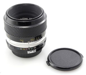 Nikon Micro-NIKKOR-P 55mm f3.5 Macro Close Up Lens - Nikon F Pre-AI Mount