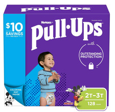 Pull-Ups Boys' Learning Designs Training Pants, 2T-3T, 128 Ct