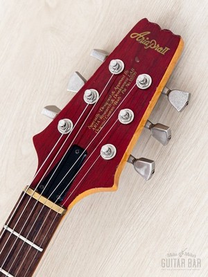 1981 Aria Pro II RS-X80 Vintage Neck Through Guitar Padauk Red