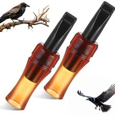 Portable Crow Bird Whistle Decoy for Outdoor Hunting 2 Pcs