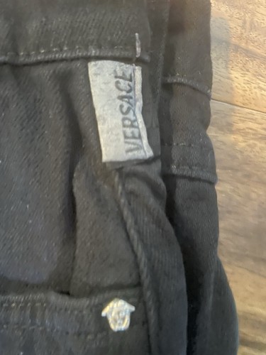 Versace Jeans Signature Women's Straight Leg Silver Hardware Read Description - Picture 4 of 18