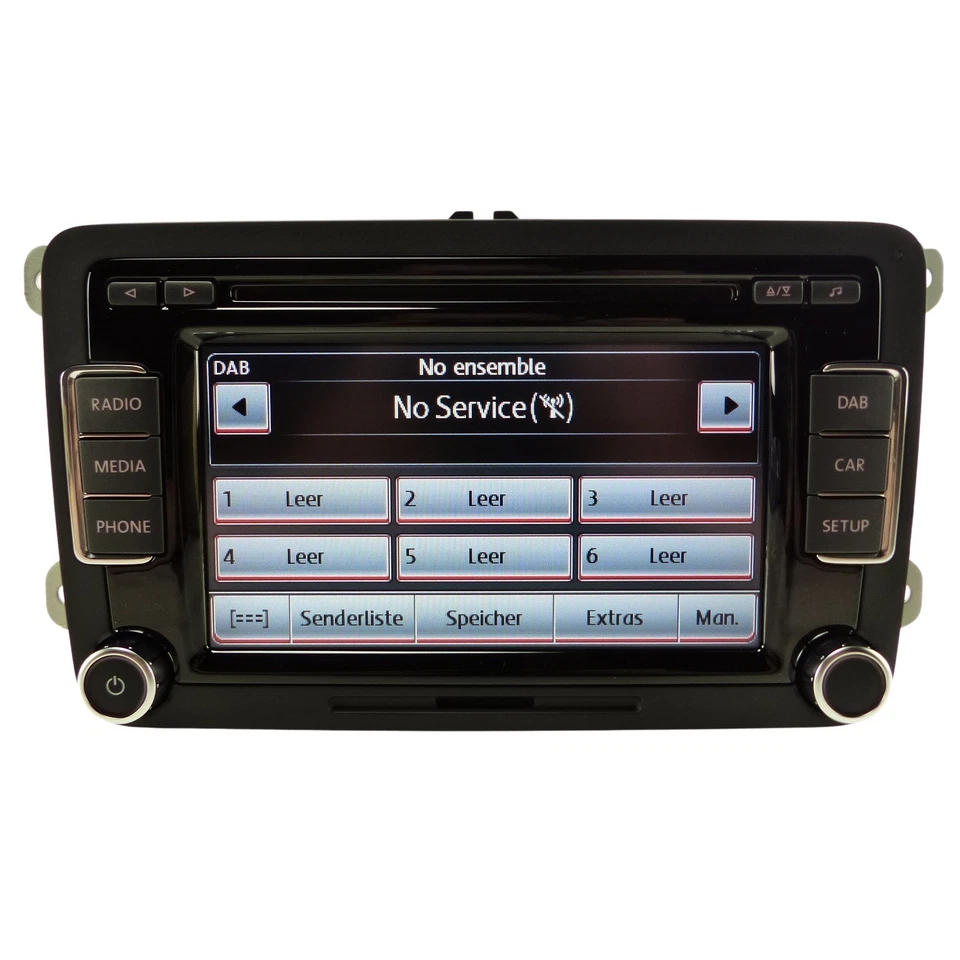 VW RCD 510 DAB+ Radio Touchscreen Autoradio mit Code VW Golf 6 Touran Passat B7 - Bild 4 von 4