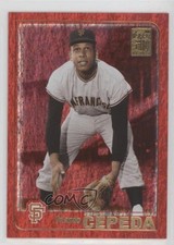 2021 Topps Archives 2001 Topps Red Hot Foil 36/50 Orlando Cepeda #213 HOF l5w