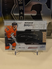 2019-20 Engrained Max Jones Rookie Signature Shots Autograph /249 #RSS-MJ