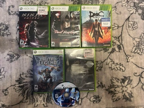 EA Capcom Bethesda Brutal Legend Ninja Gaiden II DMC Xbox 360 Manual Included