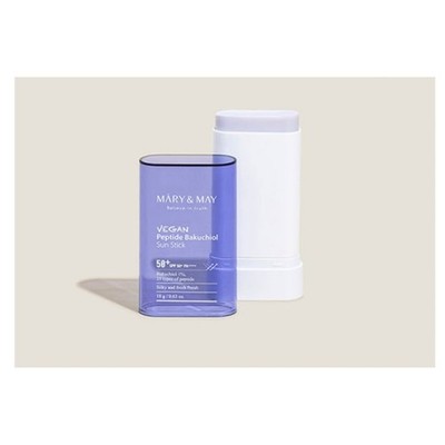 Mary&May Vegan Peptide Bakuchiol Sun Stick SPF50+ PA+ NEW