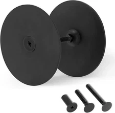 Premium Stainless Steel Door Hole Cover Plate - 2-5/8 Diameter Deadbolt Cover wi