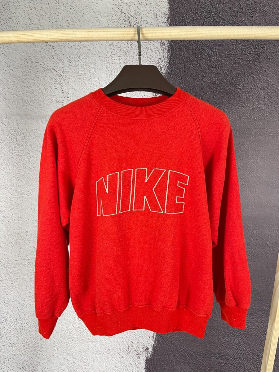 NIKE 80S ヴィンテージスウェット【値下げしました】 Nike Vintage 80s red big logo sweatshirt sweater | eBay