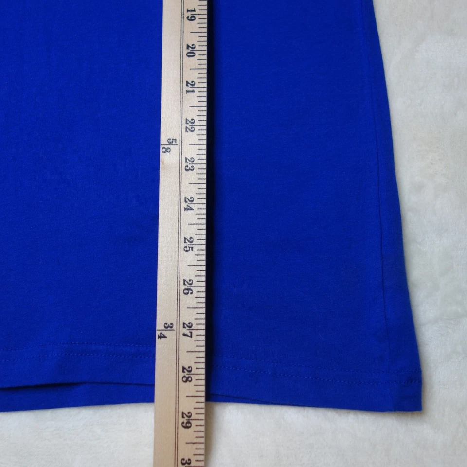 NUEVO CON ETIQUETAS Camiseta Chaps Jóvenes Niños 18/20 Extra Grande XL Azul Logo Camiseta Informal Foto 4 de 4