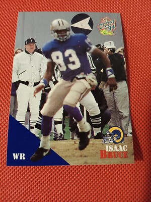 1994 ISAAC BRUCE CLASSIC NFL ROOKIE CARD RC #93 STL