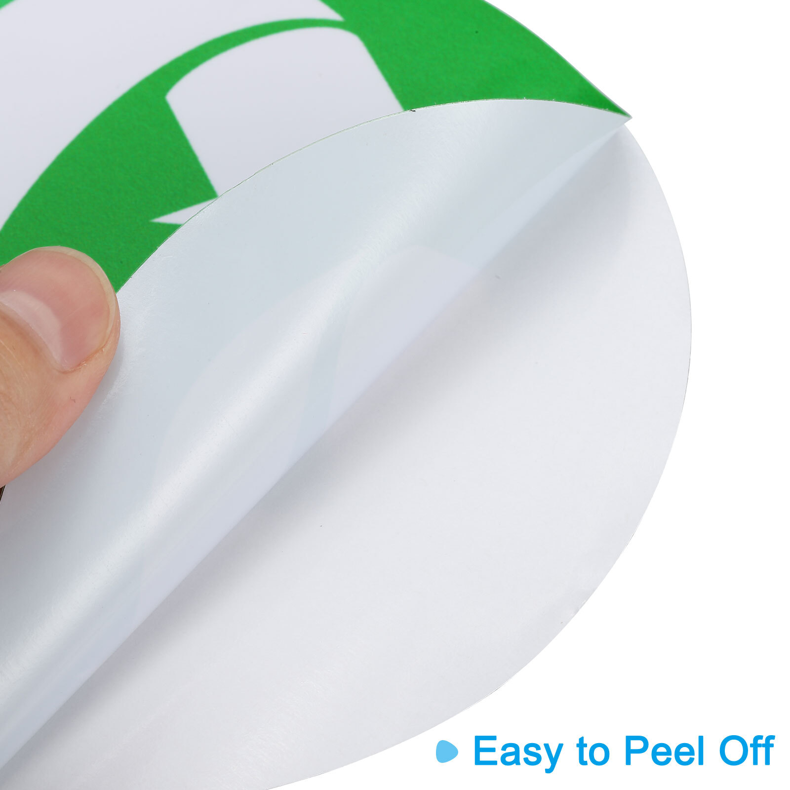 GOYAPRINT Recycling Aufkleber 5 Stück - Mehrsprachig 14cm Für Mülltrennung