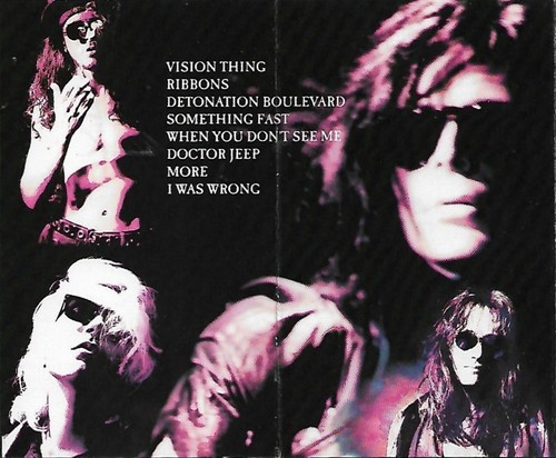 The Sisters Of Mercy Vision Thing CASSETTE ALBUM ROCK Goth - Picture 6 of 14