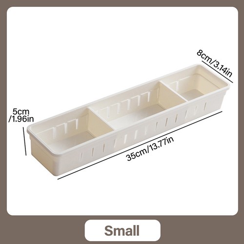 1-4X Desk Drawer Organizer Tray With Adjustable Divider Multidrawers For Makeups - Picture 10 of 11