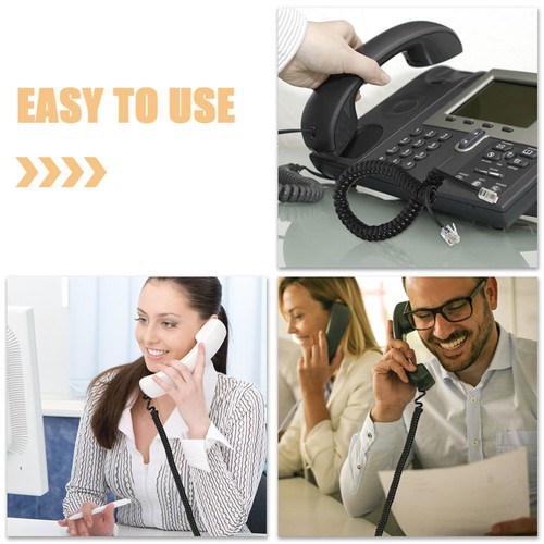 10 Pcs Replacement Cable Telephone Cords Landline Coiled - Zdjęcie 9 z 12