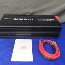 POWTDEAR 3000W/6000W MODIFIED  Sine Wave Power Inverter w/ Hardwire Terminal