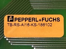 Tb-rs-ai16-ks-186102 Pepperl Fuchs 16 Ch Termination Board F Yokohama Dhl Shi