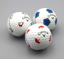 3 Callaway Chrome Soft Truvis Custom Logo Mix CT80