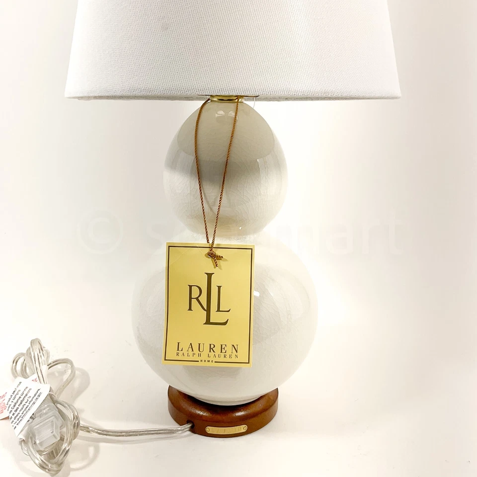Ralph Lauren белый фарфор 19» настольная лампа и абажур новый - Изображение 3 из 4