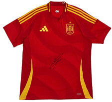 Spain Lamine Yamal Signed Soccer Jersey BAS Beckett Witnessed