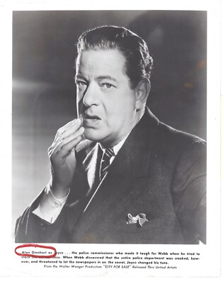City For Sale Alan Dinehart Original Movie Press Photo 1950s Actor Head Shot
