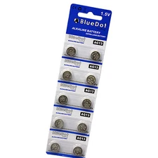 10pc AG13 LR44 SR44 357A 303 357 A76 Alkaline Coin Cell Button Battery USA SHIP
