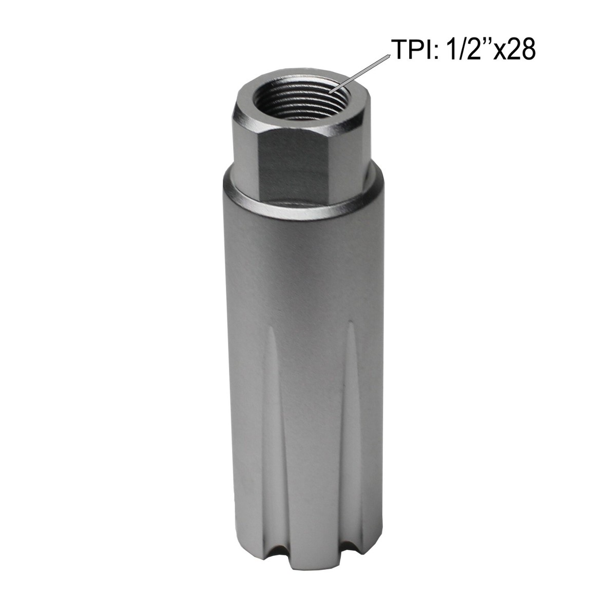 Ultra Light Silver 223 Linear Compensator 1/2x28 Thread Pitch For