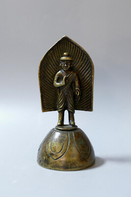 Alter kleiner Buddha Bronze China 19. Jahrhundert Buddhismus
