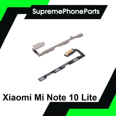 Für Xiaomi Mi Note 10 Lite EIN AUS POWER BUTTON FLEX ERSATZ UK VERKÄUFER