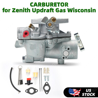 Carburetor for Zenith Updraft Gas Wisconsin L63S1 (VH4D) 2-1/4'' Farmer Bob's ...
