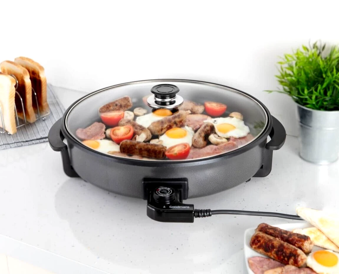 Tower 1500W Multi Cooker 40cm Diameter| Versatile Electric Frying Pan 5 Settings