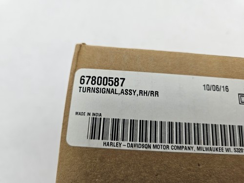 NEW Genuine Harley-Davidson GX 500, 750 RR Turn Signal Assembly P/N 67800587 - Picture 10 of 11