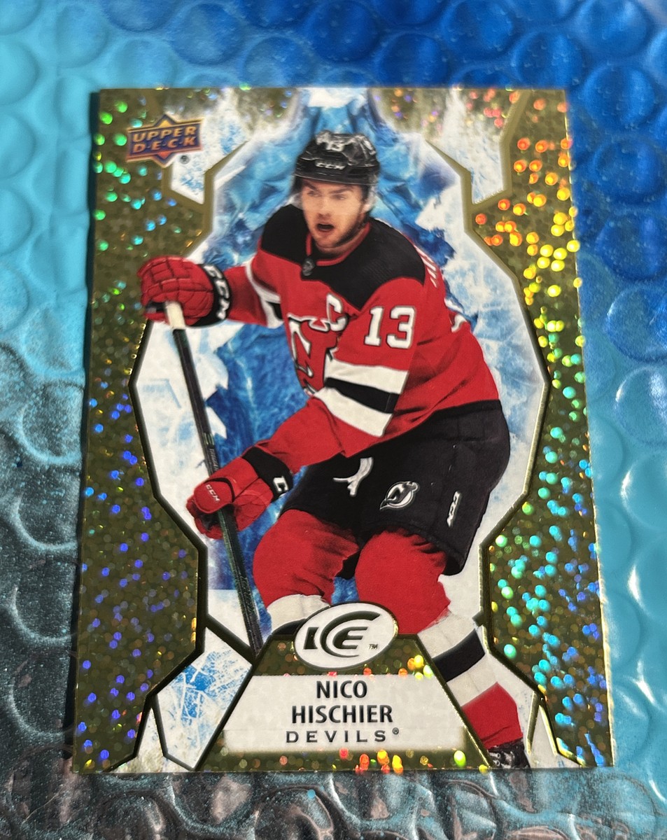 2021/22 UD Ice Gold Nico Hischier #82 New Jersey Devils