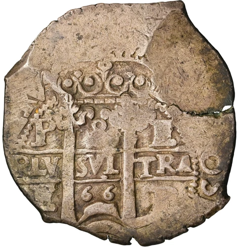 Bolivia - 1666 PE Philip IV Cob 8 Reales - NGC VF30 - WONDERFUL CABINET TONING !