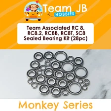 Team Associated RC 8, RC8.2, RC8B, RC8T, SC8 - 28 Pcs Rubber Sealed Bearings Kit