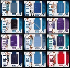 2015-16 PANINI THREADS ROOKIE THREADS GAME-WORN MATERIAL