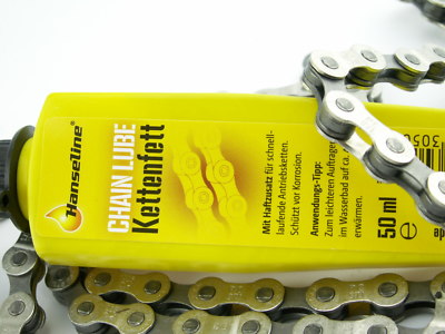 Kettenfett Hanseline Tube 50 ml Kettenpflege Fahrrad Kettenfließfett