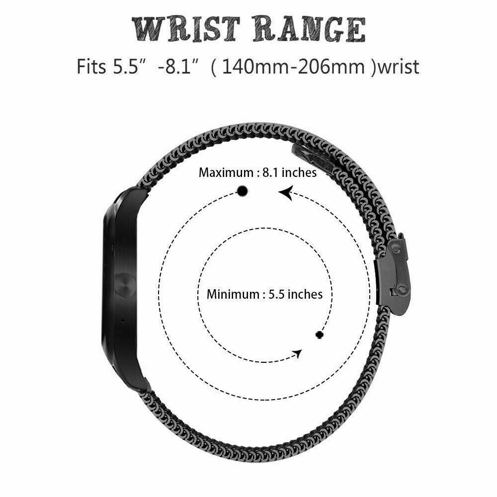 Milanese Watch Band Wrist Strap For Samsung Galaxy Watch 4 Classic 42