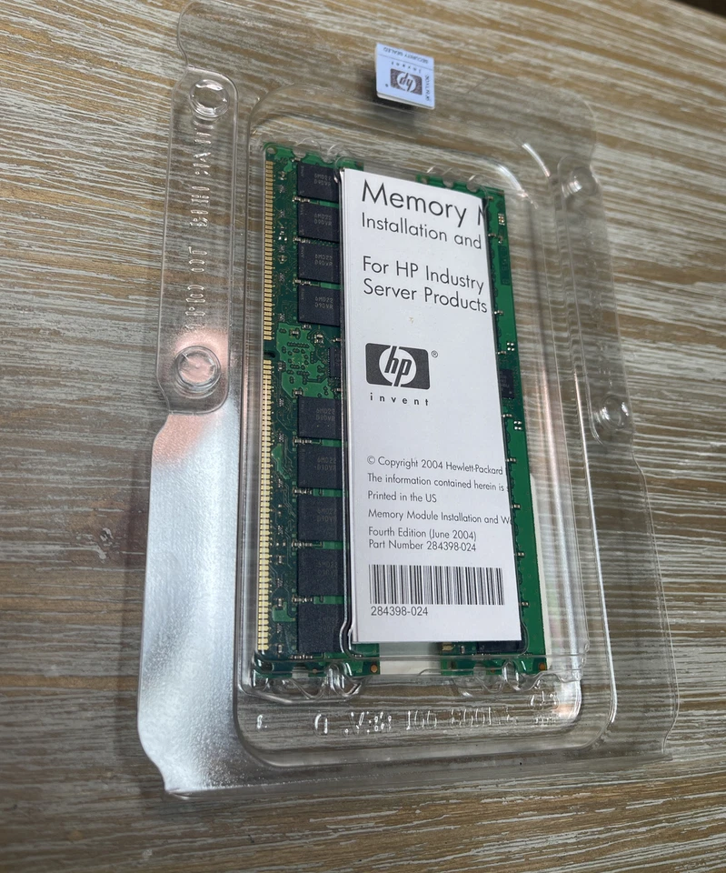376639-B21 2GB  (2x1GB) PC3200 Memory for HP ProLiant ￼ **Sealed** - Image 2 of 2