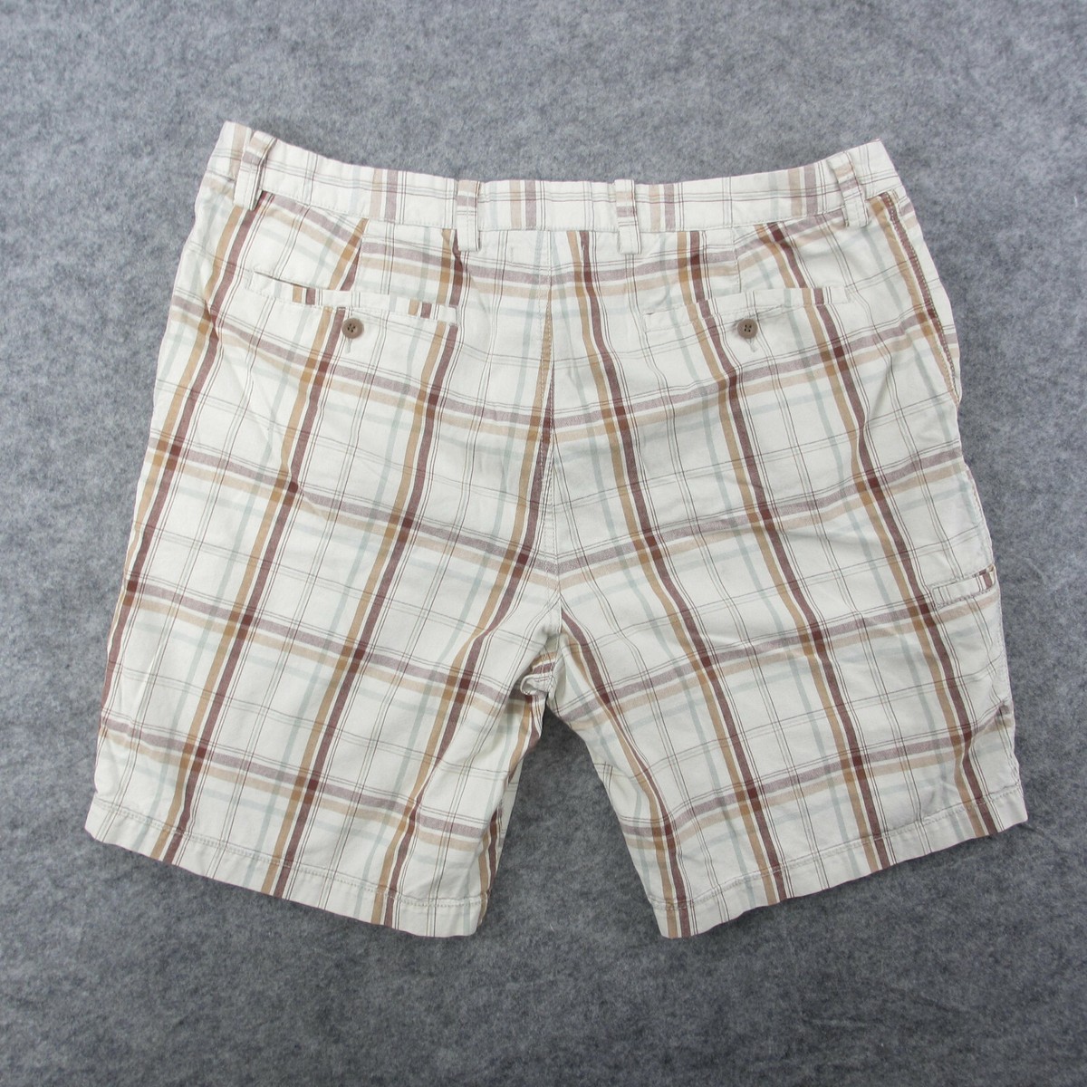 パンツ DOCKERS Cotton Check Shorts MADE IN USA Dockers Shorts Men's 42 Brown Plaid Cotton Chino Shorts | eBay