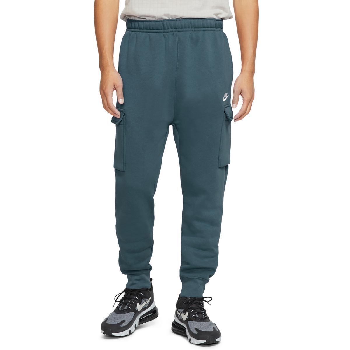 Мужские уютные брюки для бега трусцой с зеленым логотипом Nike, одежда для отдыха Big & Tall XXLT BHFO 1631