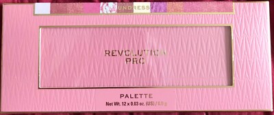 Revolution Pro Undress Lidschatten Palette 12 Farbtöne Pink Nude Matt Schimmer
