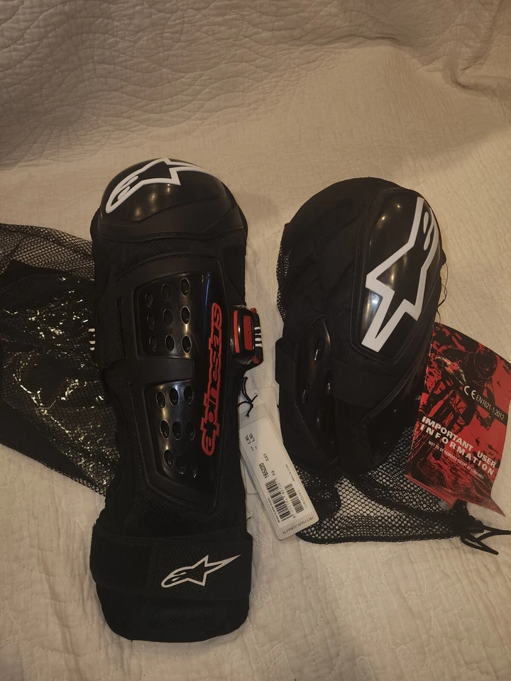 Alpinestars moab shin and knee guards.Alpine stars elbow guards both are New  - Image 2 of 4