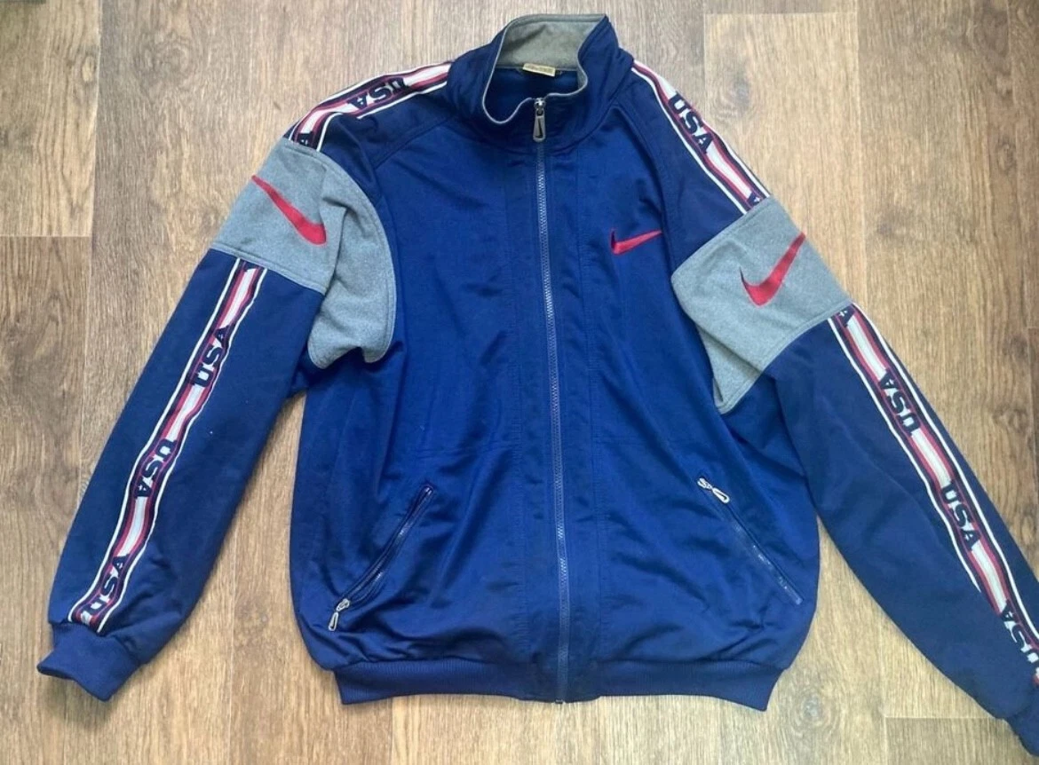 Sports jacket Vintage Nike USA with zipper | eBay