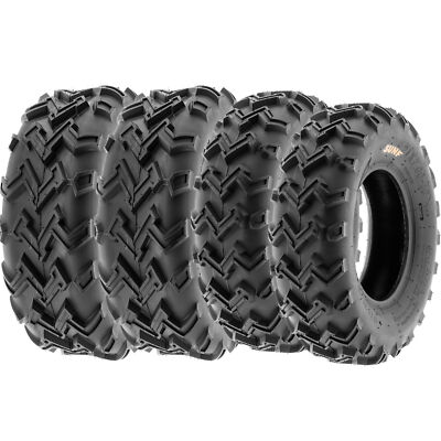 SunF ATV UTV Tires 21x7-10 24x11-10 Mud / Sand 6 PR A001 - Bundle / Front & Rear