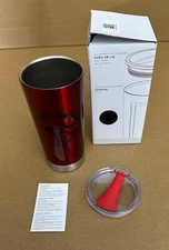 Official Factory Dodge Hellcat 20 Oz Frost Thermal Tumbler Red & Black Logo