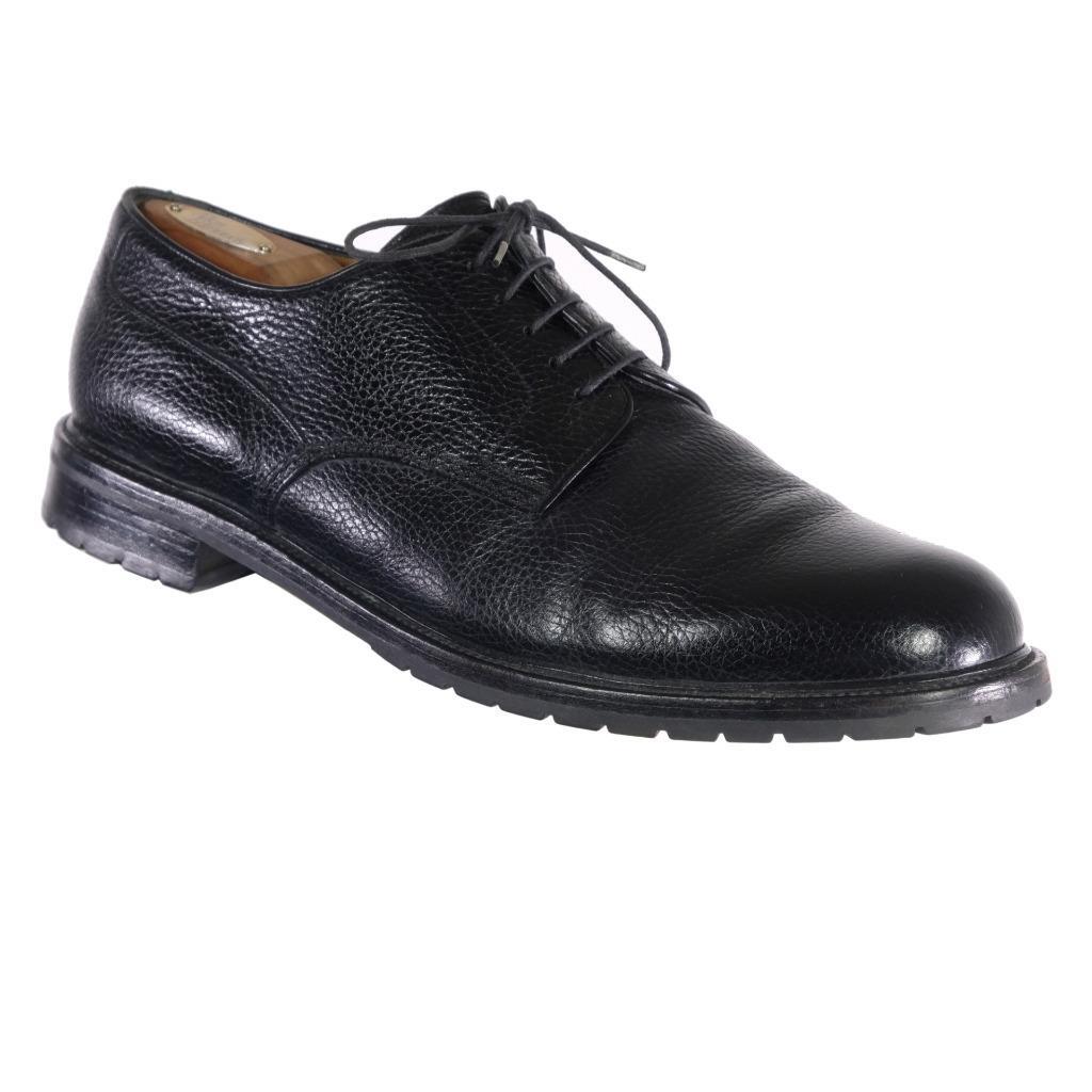 Santoni Nuvola Slip On Dress Shoes Men Size 11.5 US, 10.5 UK Black Italy Loafers Worn 2x SANTONI NUVOLA Oxfords Dress Shoes Sz. 7.5 D Black  main image 3